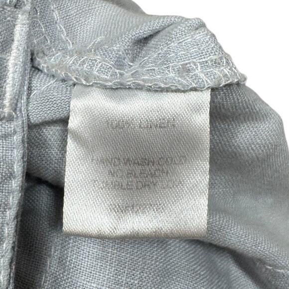 Pete & Greta Johnny Was Linen Cargo Utility Skirt 2 Light Blue Casual Grunge - Picture 7 of 7